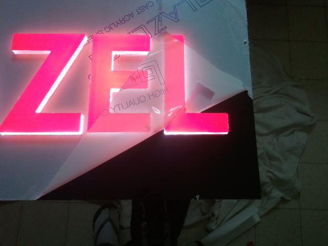 3D Acrylic Letter Signs - Full Lit